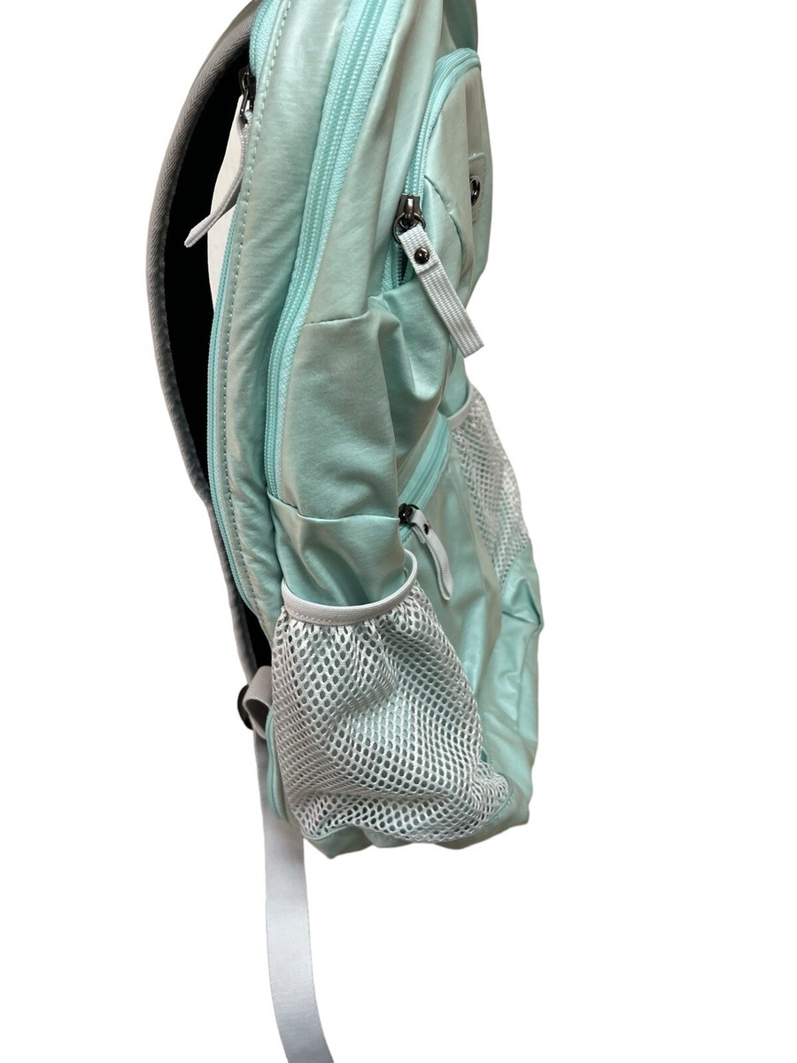 Oakley Performance Coated backpack Bag Light Blue Mint Used