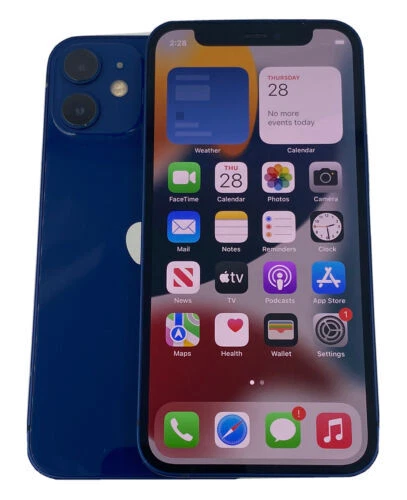 Apple iPhone 12 Mini -Blue- 64GB (AT&T) 5G capable A2172 (CDMA