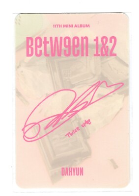 Twice Dahyun Photocard | Between1&2 | eBay