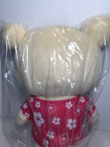 Rilakkuma Plush Aloha Pink Dress 14.5” Kawaii San-X Japan Release US Seller - 第 7/9 張圖片