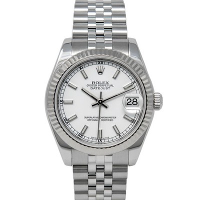 Rolex Datejust 31 178274 Steel & White Gold White Index, Jubilee - Pre-owned