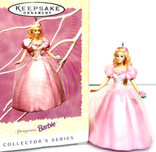 Vintage 1996 Hallmark Keepsake Springtime Barbie Easter Collection Ornament EUC