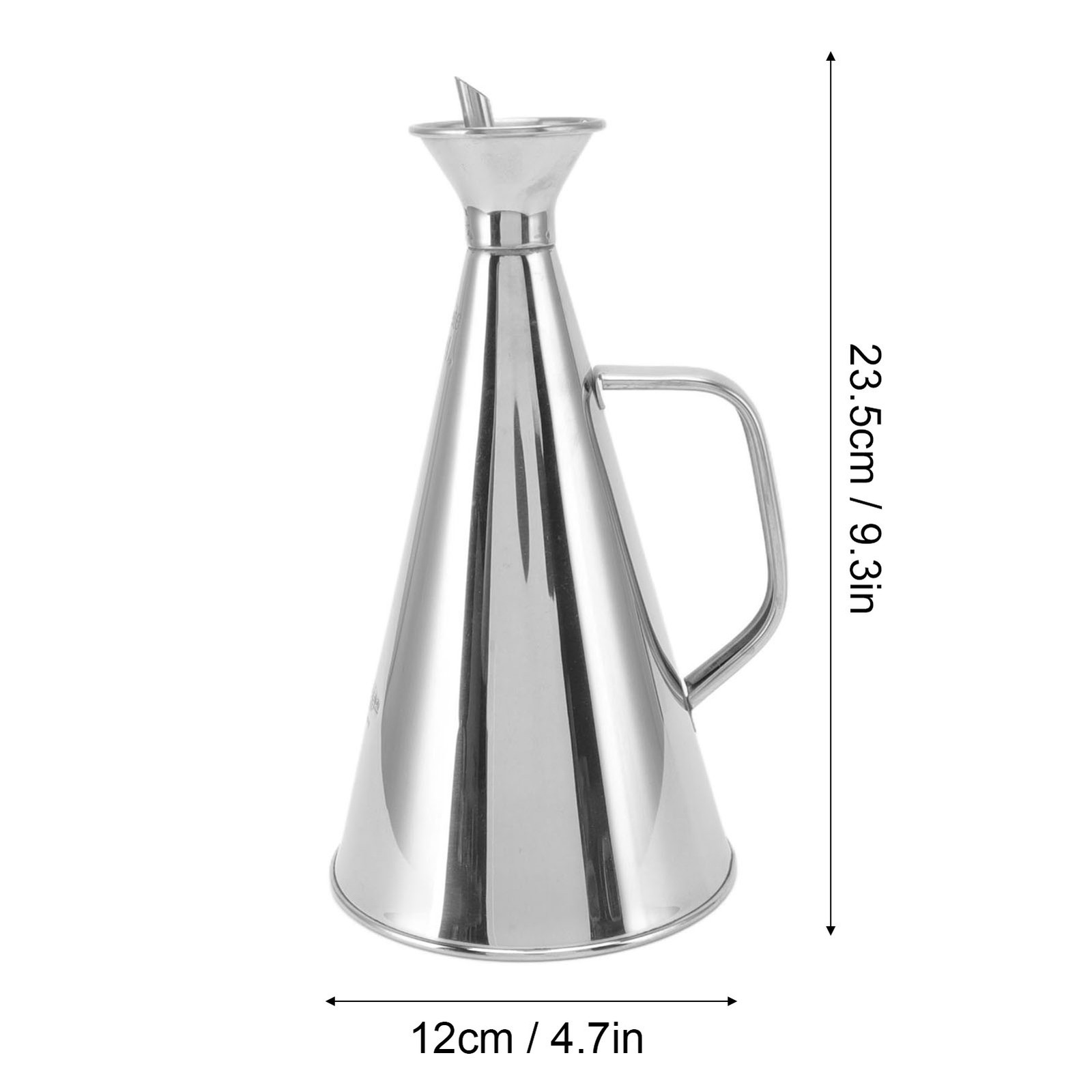 304 Stainless Steel Oil Dispenser Bottle Leakage Proof Oil Pot Home Soy Sauce Oi