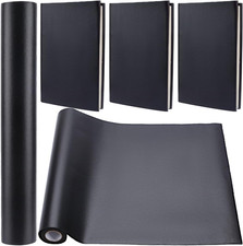 55 X 11.8  PU Leather Book Cloth Black for A4...