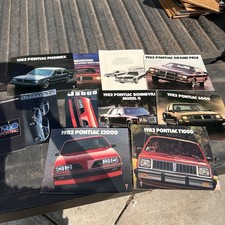 Lot Of Vintage Pontiac Advertising Ephemera Brochures & Ads