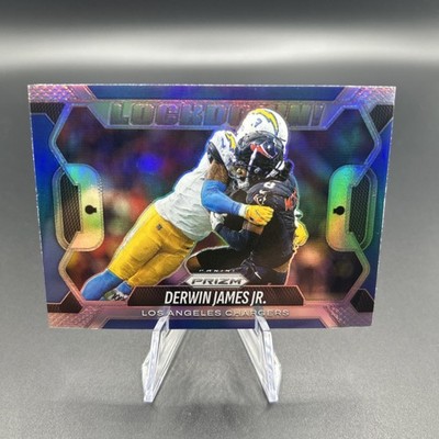 2025 Panini Prizm - Lockdown! Derwin James #15 Blue Prizm