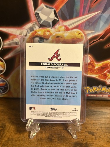 Ronald Acuna Jr. Homegrown Heroes 2025 Topps All Star Game #HH-1 Braves BB - Foto 2 di 2