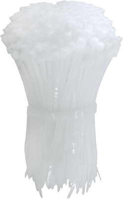 White Clear Zip Ties 4 Inch 1000 Pack,Small Zip Tie Wraps Bulk, Enduring Plastic