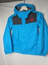 The North Face Zipline Rain Jacket DryVent Boys Small 7 8 Hooded Wind Waterproo