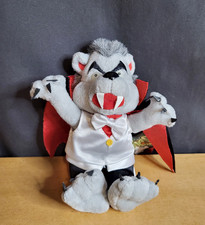 Meanies Grisly Grizzlies Halloween '99 Count Dracubear plush toy w/ original tag