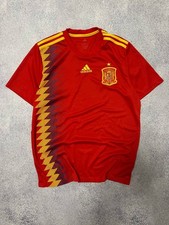 Adidas Spain Home Jersey Shirt L 2018-19 Red World Cup Kit CX5355