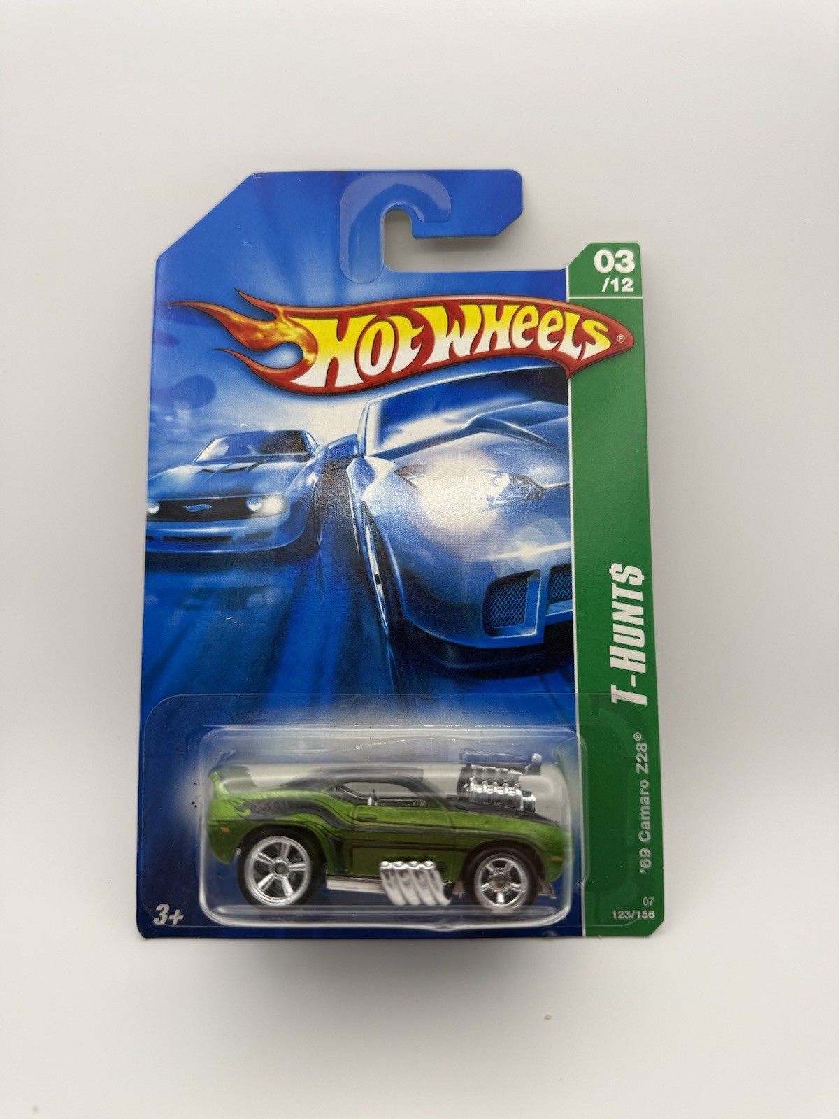 Hot Wheels 1969 Chevy Camaro Z28 Tooned Super Treasure Hunt 