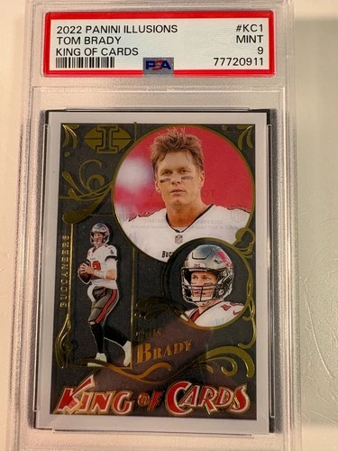 2022 Panini Illusions Tom Brady #KC1 King of Cards PSA 9