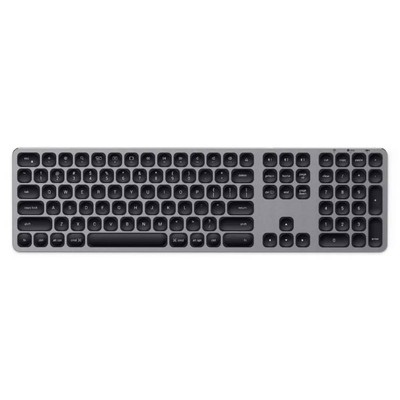 Satechi Bluetooth QWERTY Numeric Keypad Keyboard, Grey