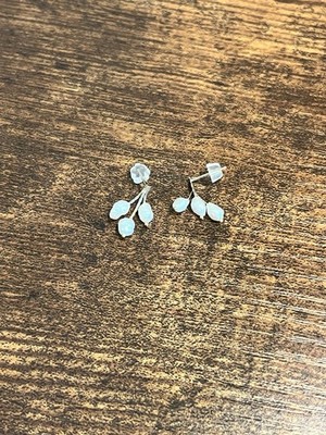 Atemberaubende Vintage 14K massiv Gelbgold Saatperlen Ohrhänger zierlich