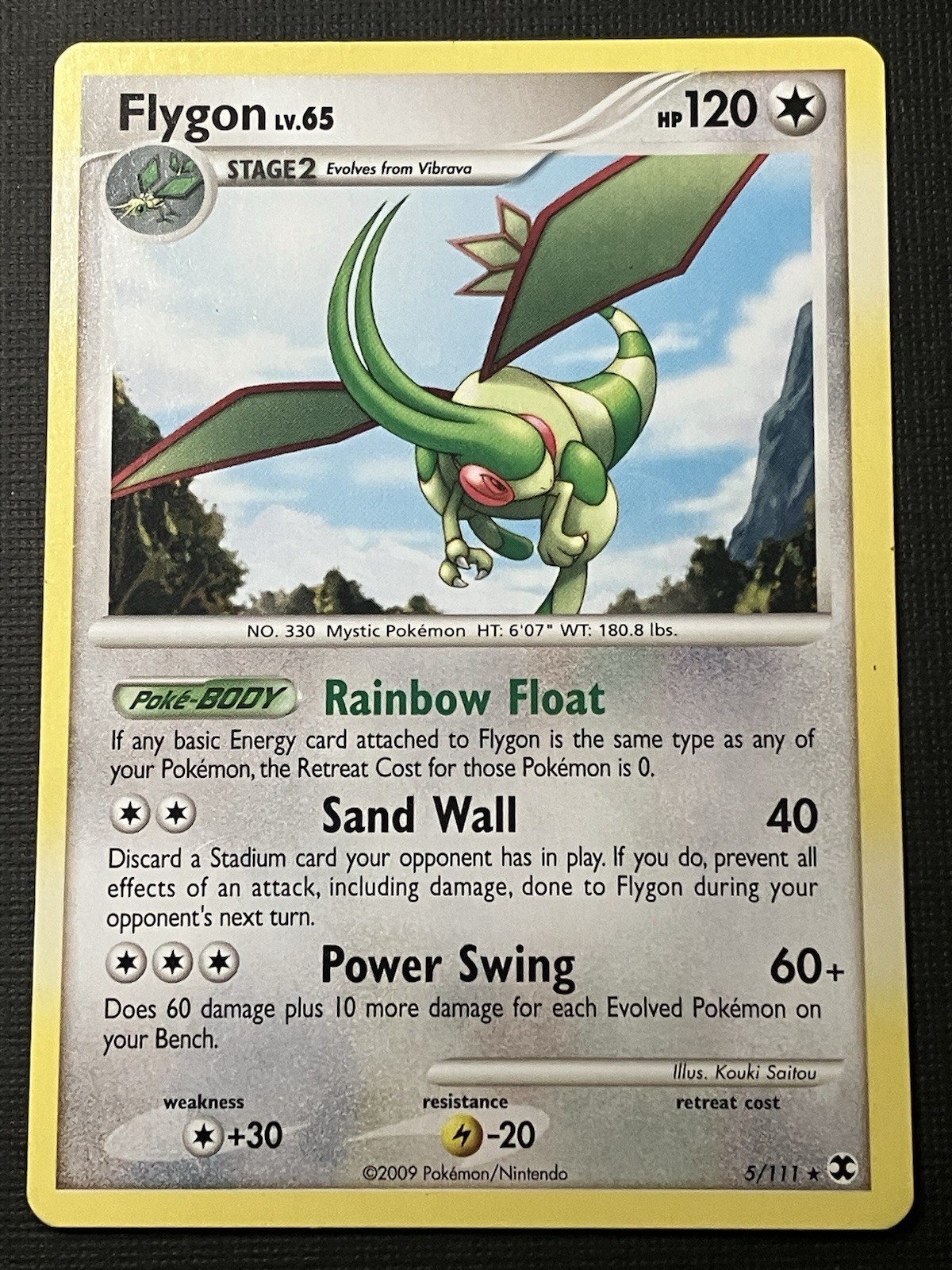 Flygon 5/111 Pokemon Platinum Rising Rivals 2009 Rare