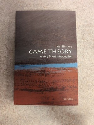 Game Theory : A Very Short Introduction by Ken Binmore (2008, Perfect)