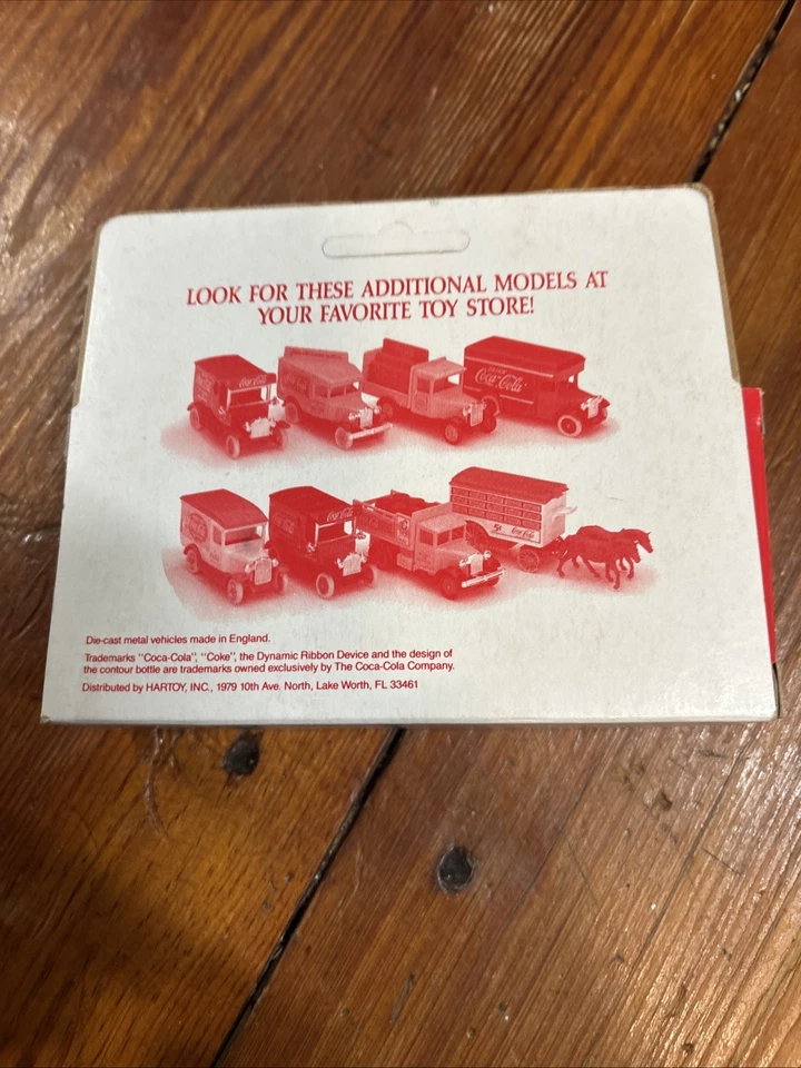 Vintage 1979 Die-Cast Metal Coca-Cola Red Delivery Truck NIB Hartoy. TB64  - Image 2 of 4
