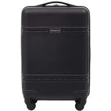 Skyline Spinner Luggage 20-Inch Carry-On Black Lightweight Travel Suitcase