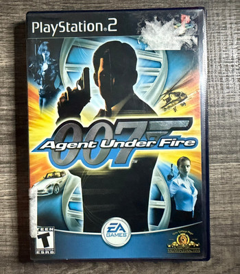 James Bond 007 in Agent Under Fire - Sony PS2 - EA Games - Acceptable Condition