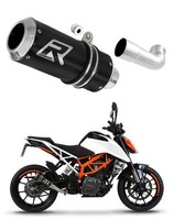 390 Duke 2017 - 2020 SchalldäMpfer Auspuff GP Schwarz Dominator
