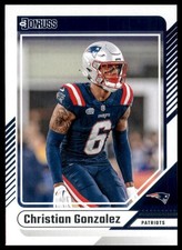 2024 Donruss Christian Gonzalez 77 New England Patriots