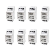 8x McPower STE-3 Digitale Zeitschaltuhr Hutschienen-Einbau 7 Tage 3.600W #15