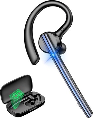 New bee Bluetooth Headset mit 72h Spielzeit Bluetooth V5.1 Freisprech Headset