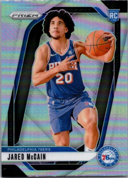 2024-25 Panini Prizm #222 Jared McCain Prizms Silver