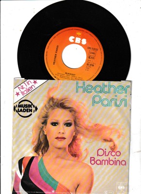 7'' Single - Heather Parisi - Disco Bambina     Blackout  - CBS 8152