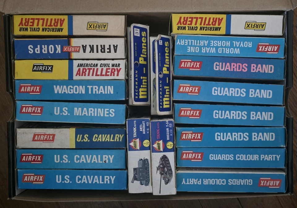 NUEVO LOTE DE 16 JUEGOS DE GUERRA AIRFIX SOLDADOS MILITARES, 2 AVIONES BACHMANN Y 2 TANQUES AHM Foto 4 de 4