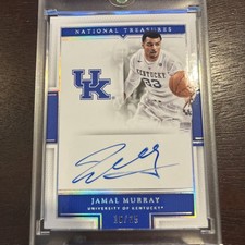 Jamal Murray /25  RC Auto Rookie Kentucky Nuggets National Treasures SSP ON CARD