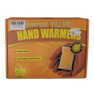 Super Value Hand Warmers Disposable 90 Pcs Long Lasting Up to 12 Hours of Heat