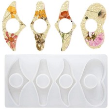 Resin Silicone Thumb Bookmark Mold DIY Reusable Epoxy Book Page Holder Mold