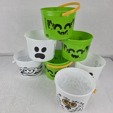Lot of 7 McDonald  s Boo Buckets 2022  2025 McBoo Witch Mummy Monster Halloween