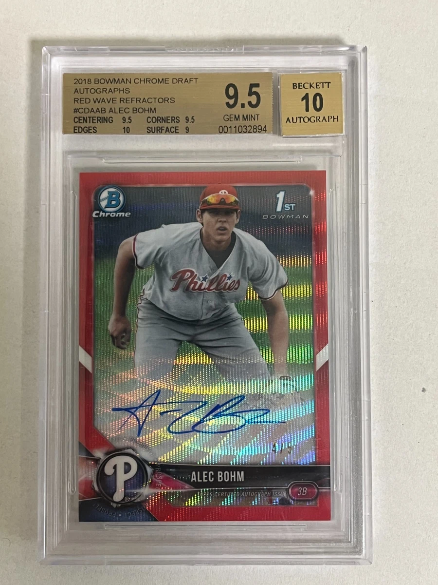 2018 Bowman Draft - Alec Bohm #CDA-AB for sale | eBay
