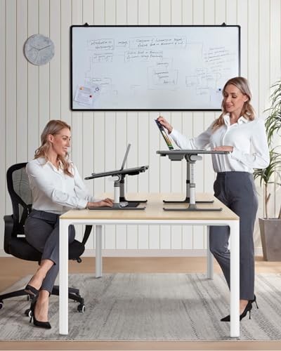 Laptop Bed Tray Desk with LED Desk Light, Adjustable 23.6 x 17.7 In Black - 第 6/7 張圖片