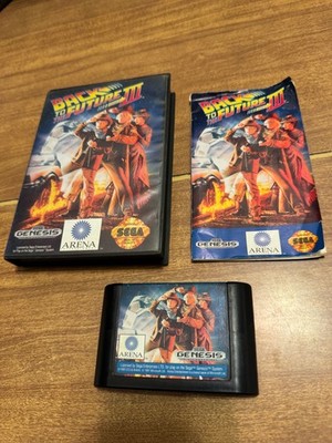 Back to the Future Part III Sega Genesis Pt 3 CIB complete RARE movie video game