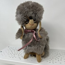 Kamar Sheree Gray Poodle Stuffed Animal Japan 1968