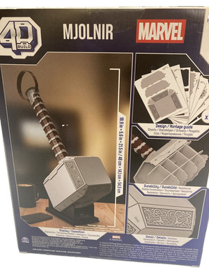 Marvel Studios MJOLNIR The Infinity Saga 3D Puzzle Model Kit Thor's Hammer