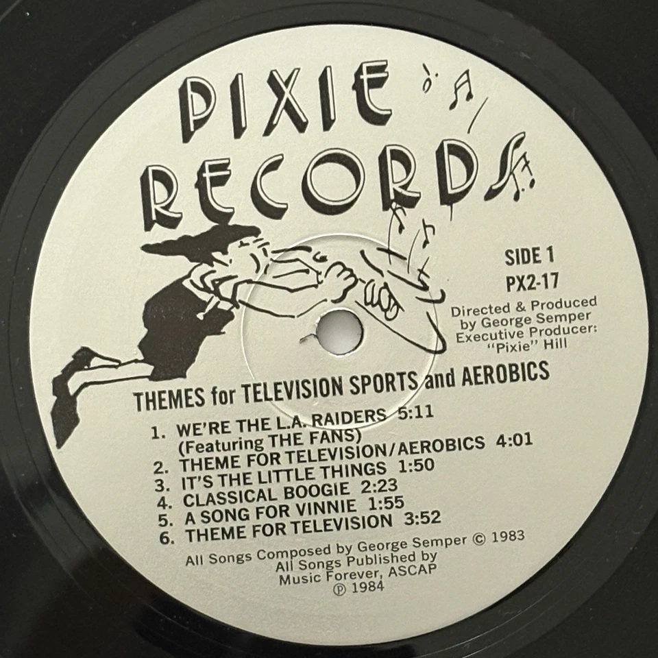 George Semper Themes Sports TV Aerobics NM Insert Library Soul Funk Raiders Beat - Image 4 of 4