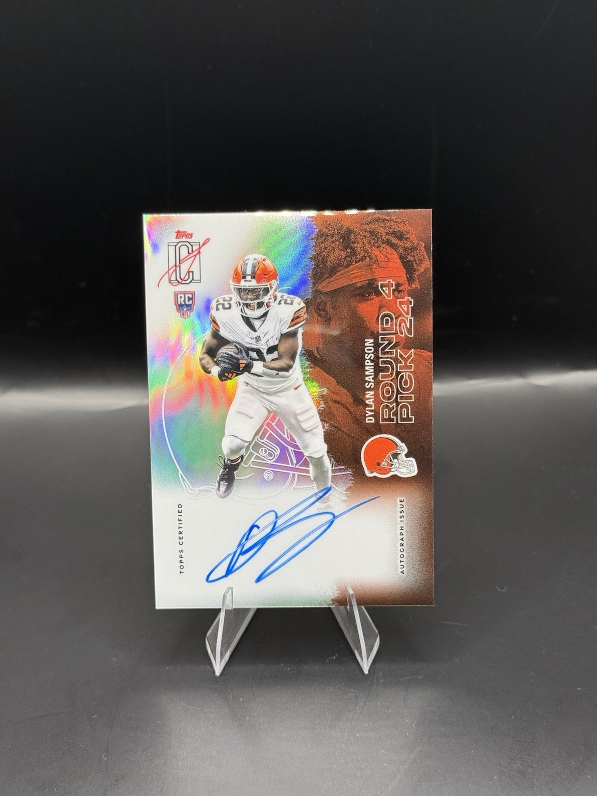 2025 Topps Signature Class Dylan Sampson #112 Chrome Auto Cleveland Browns (RCA)