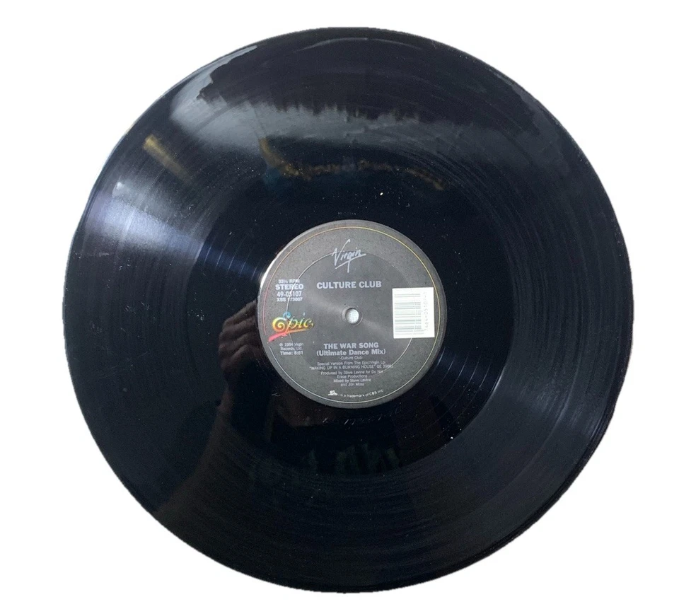 Culture Club - The War Song (Ultimate Dance Mix) 12” Vinyl 1st Press 1984 Foto 3 de 4