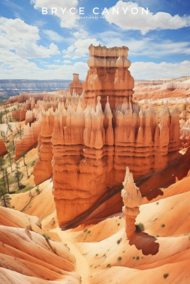 Bryce Canyon National Park Poster Premium Photo Print Wall Art 4 Sizes #2