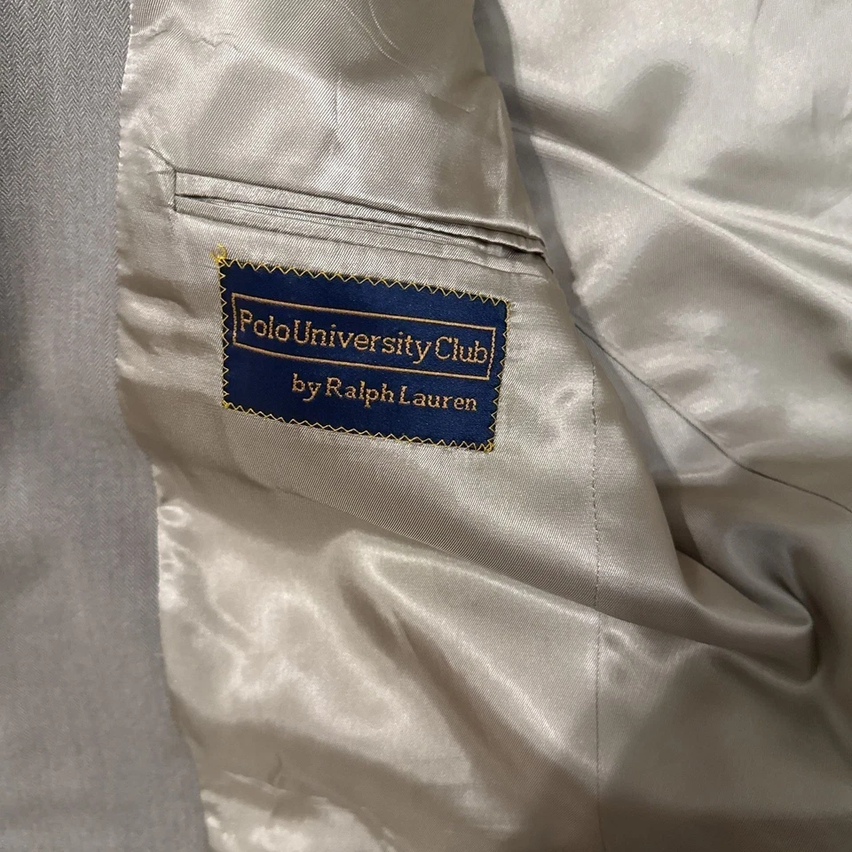 Vintage Ralph Lauren Polo University Club Wool Suit - Image 2 of 4