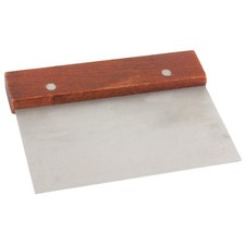 CRESTWARE WHDS63 Bench Scraper,6 in L,Brown 44F726