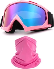 Off-road Motorcycle Goggles with Face Cover for Women