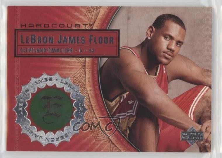 2003-04 Upper Deck Hardcourt LeBron James Floor Relics LeBron James #LB10 08uq