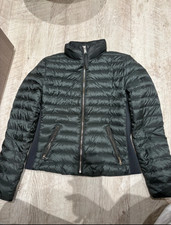 Zara Women’s Green Puffer Jacket – Lightweight Quilted Coat – Size 6-8