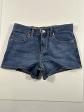 Girls 14 Blue Shorts, Denim, Levi s, Girlfriend Shorts, NWT 28 X 3